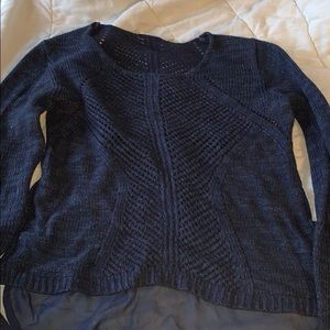 Long sleeve knitted shirt